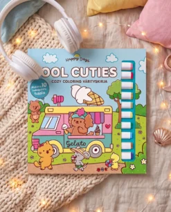 Cool Cuties - Cozy coloring värityskirja