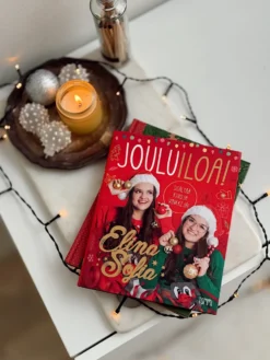 Elina ja Sofia. Jouluiloa!