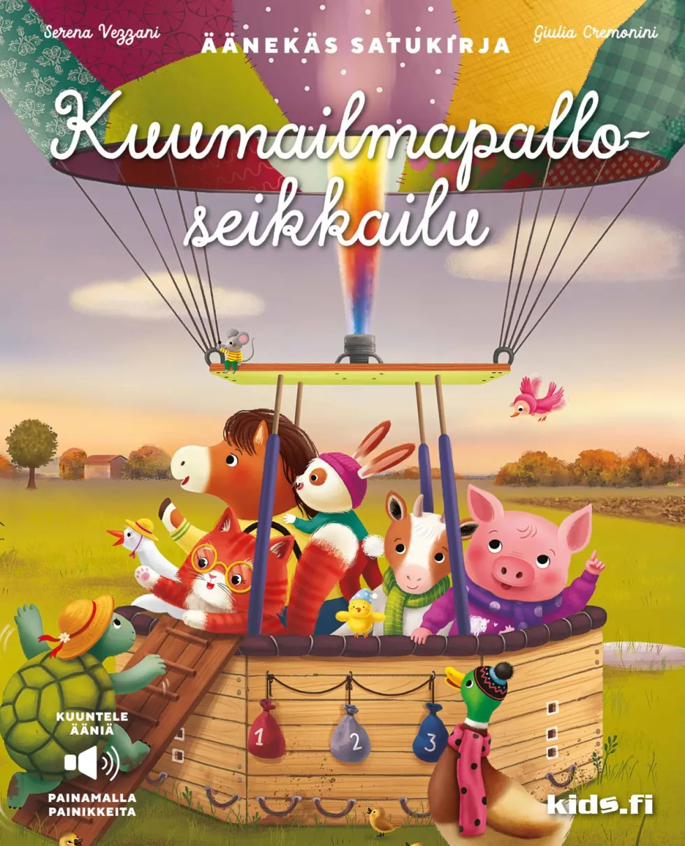 Kuumailmapalloseikkailu - Äänekäs satukirja