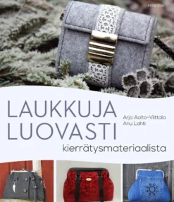 Laukkuja luovasti kierrätysmateriaalista