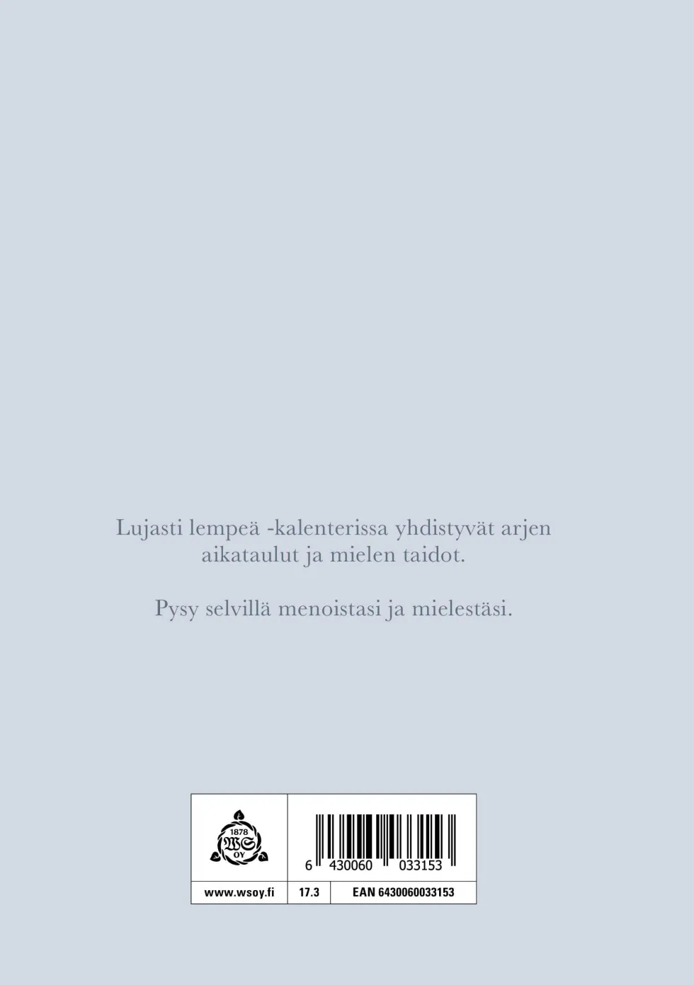 Lujasti lempeä. Kalenteri 2026