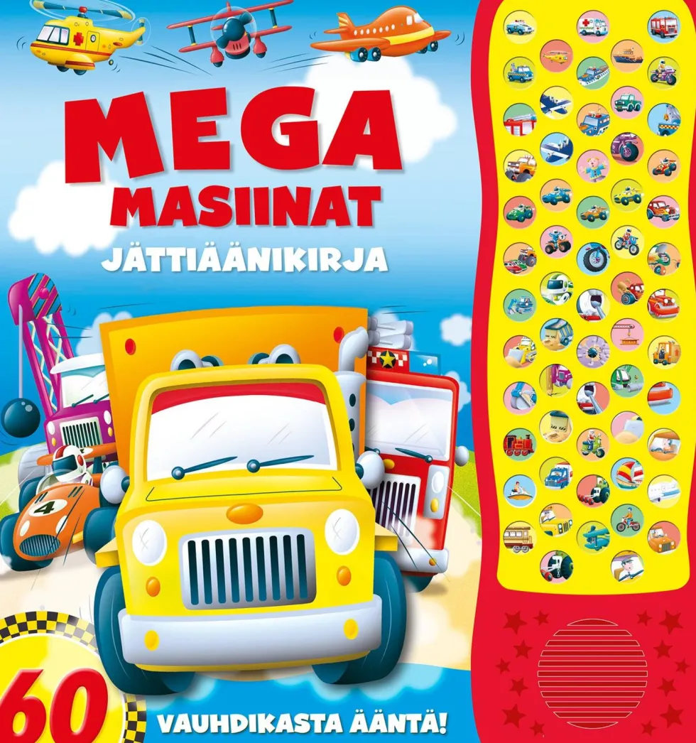 Megamasiinat Jättiäänikirja - 60 vauhdikasta ääntä