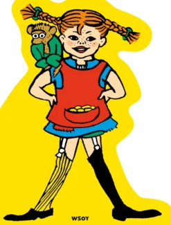 Peppi Pitkätossu (muotoonleikattu kirja)