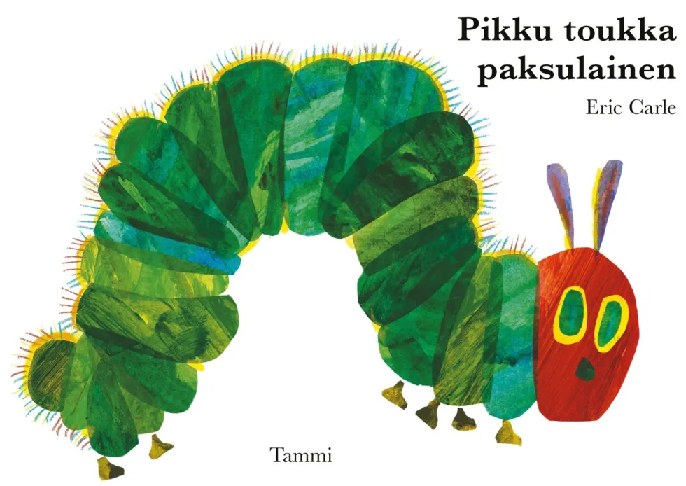 Pikku toukka paksulainen, iso pahvikirja