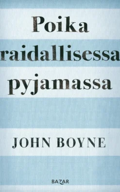 Poika raidallisessa pyjamassa