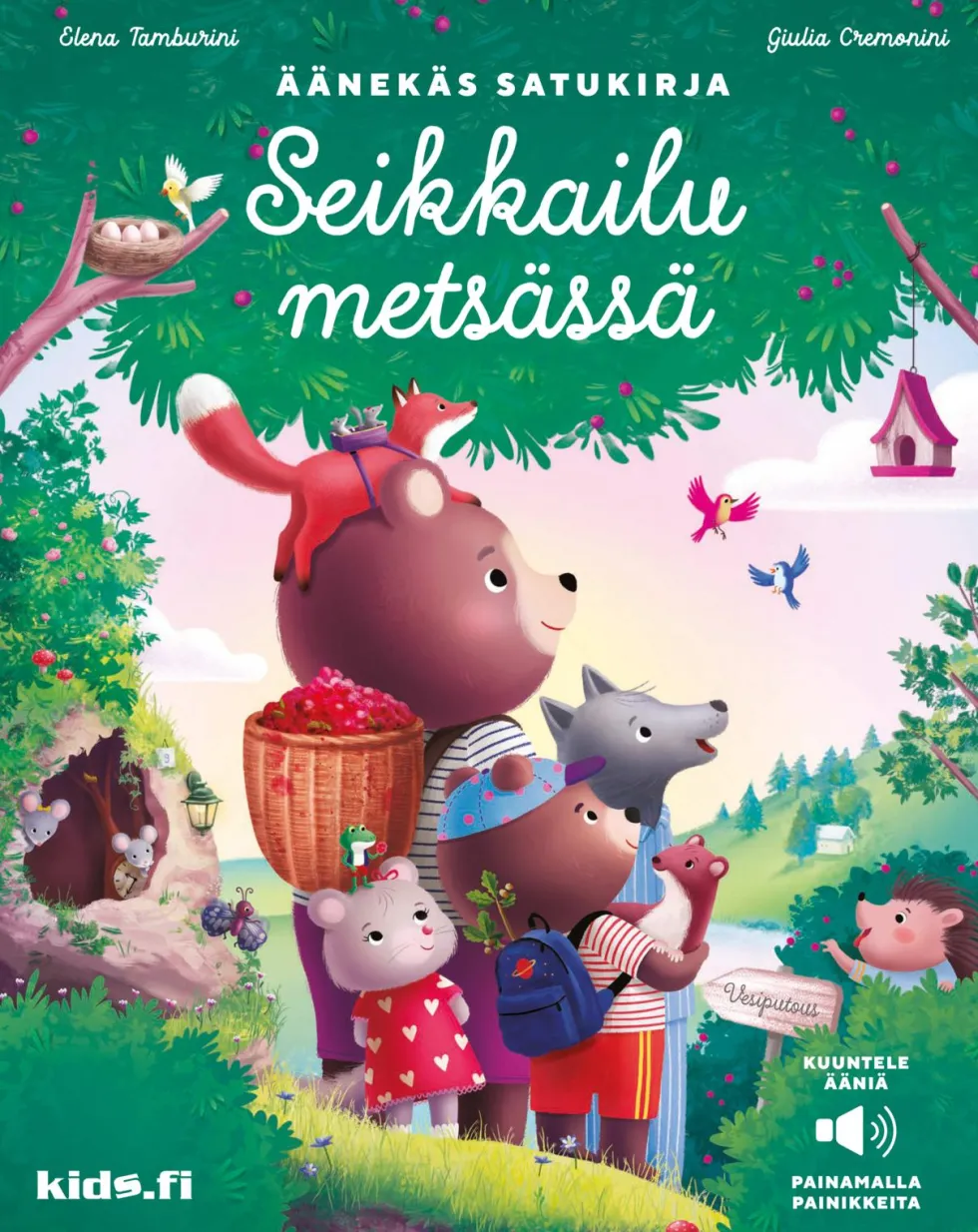Seikkailu metsässä - Äänekäs satukirja